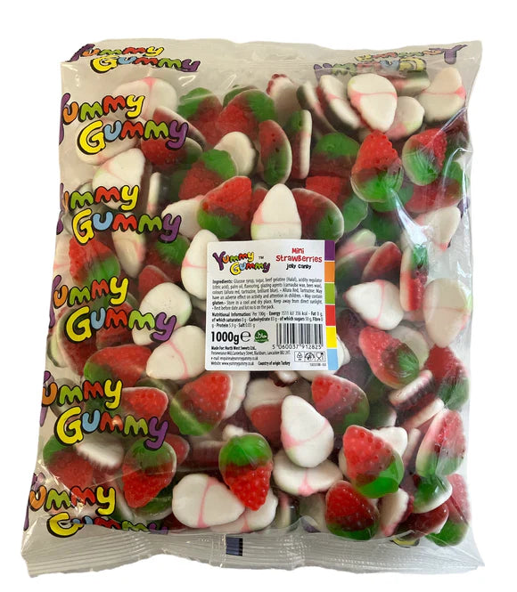 Yummy Gummy 1kg Bulk Bags 2 FOR £10. Halal Fizzy And Jelly Candy. Over 20+ Varieties To Choose From