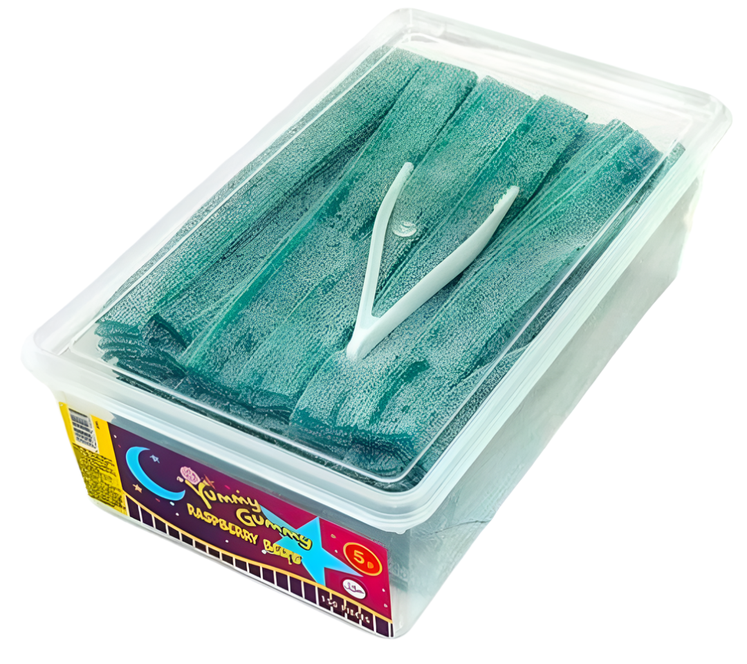 YUMMY GUMMY FIZZY BELTS 120 PIECES
