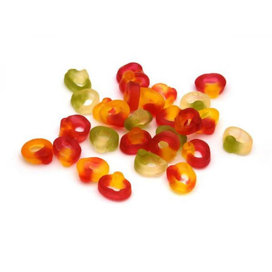 Yummy Gummy Jelly Rings 1kg Bag. HALAL.