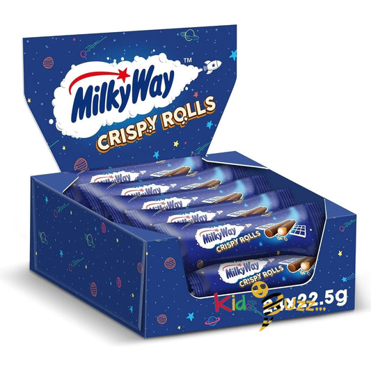 Milky Way Crispy Rolls. Full Box Of 24. (22.5g x24) Viral Product. LOW STOCK
